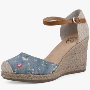 WHITE MOUNTAIN Women's Mamba Espadrille Wedge Sandal